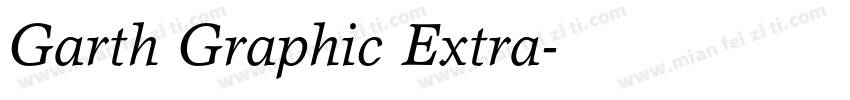 Garth Graphic Extra字体转换